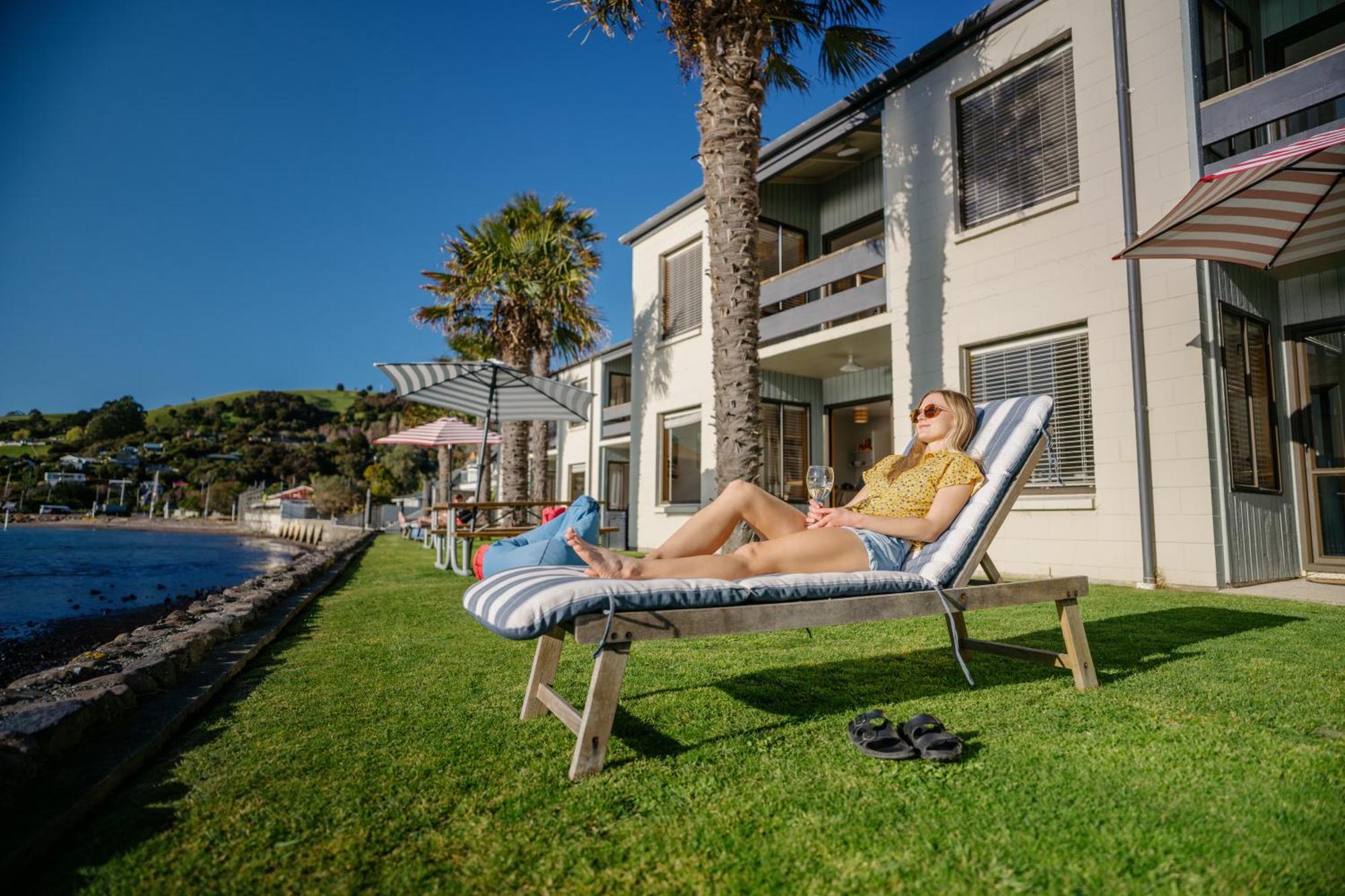 Akaroa Waterfront Motels Kültér fotó